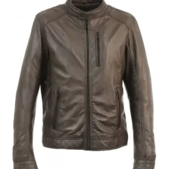 Jackets*OAKWOOD Agent Brown- Genuine Leather Jacket