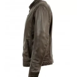 Jackets*OAKWOOD Agent Brown- Genuine Leather Jacket