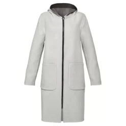 Coats*OAKWOOD Alessia Smoke / Concrete - Reversible Long Wool Coat