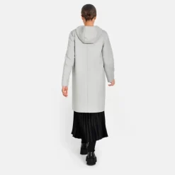 Coats*OAKWOOD Alessia Smoke / Concrete - Reversible Long Wool Coat