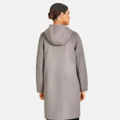 Coats*OAKWOOD Alessia Smoke / Concrete - Reversible Long Wool Coat
