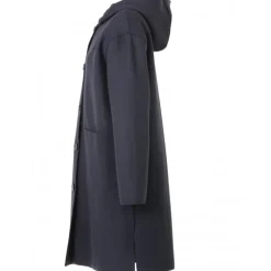 Coats*OAKWOOD Anais Navy Blue - Blended Wool Coat