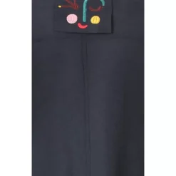 Coats*OAKWOOD Anais Navy Blue - Blended Wool Coat