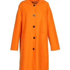 Coats*OAKWOOD Anais Orange - Blended Wool Coat