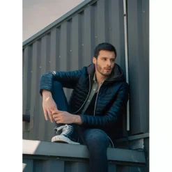 Down Jackets*OAKWOOD Aurelien Black - Genuine Leather Down Jacket