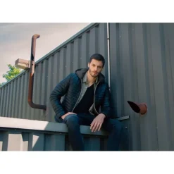 Down Jackets*OAKWOOD Aurelien Black - Genuine Leather Down Jacket