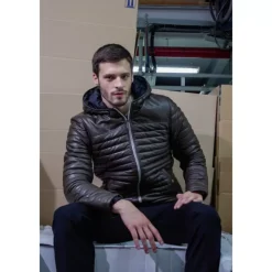 Down Jackets*OAKWOOD Aurelien Brown - Genuine Leather Down Jacket