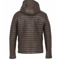 Down Jackets*OAKWOOD Aurelien Brown - Genuine Leather Down Jacket