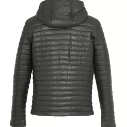 Down Jackets*OAKWOOD Aurelien Dark Khaki- Genuine Leather Down Jacket