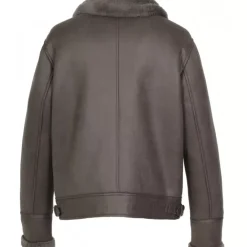 Jackets*OAKWOOD Bravour Dark Khaki - Faux Sherling Bomber Jacket