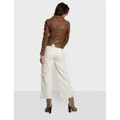 Biker Jackets*OAKWOOD Camera Cognac - Genuine Leather Jacket