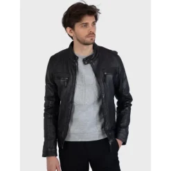 Jackets*OAKWOOD Casey Black - Genuine Leather Jacket