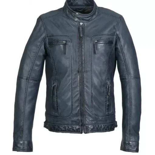 Jackets*OAKWOOD Casey Blue - Genuine Leather Jacket