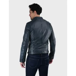Jackets*OAKWOOD Casey Blue - Genuine Leather Jacket