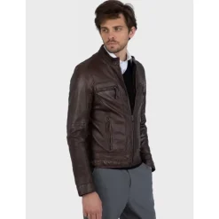 Jackets*OAKWOOD Casey Brown - Genuine Leather Jacket