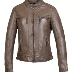 Jackets*OAKWOOD Casey Coffee - Genuine Leather Jacket