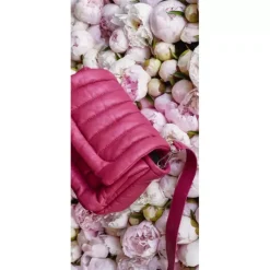 Accessories*OAKWOOD Copy Of Exception Fushia - Padded Genuine Leather Shoulder Bag