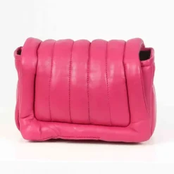 Accessories*OAKWOOD Copy Of Exception Fushia - Padded Genuine Leather Shoulder Bag