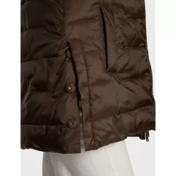 Downjackets*OAKWOOD Cosy Khaki - Sleeveless Mid-Long Downjacket