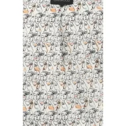 Coats*OAKWOOD Cyber Ivory - Long Fake Fur Lapel Coat