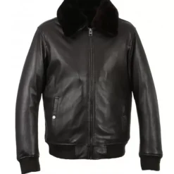 Jackets*OAKWOOD Daddy Brown - Genuine Leather Aviator Jacket