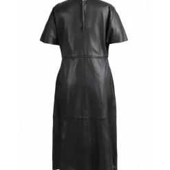 Dresses*OAKWOOD Dance Black - Genuine Leather Shift Dress