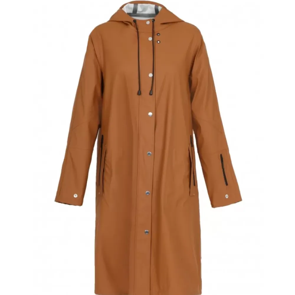 Coats*OAKWOOD Deluge Rust - Polyester Rain Coat