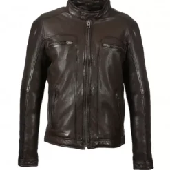 Jackets*OAKWOOD Drink Chocolate- Leather Jacket With Removable Hood