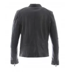 Jackets*OAKWOOD Dublin Black - Jacket In Smooth Genuine Leather