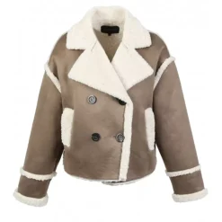 Jackets*OAKWOOD Duplex Mastic - Faux Shearling Jacket