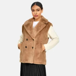 Vests*OAKWOOD Edit Nuts - Fake Fur Gilet