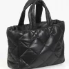 Accessories*OAKWOOD Except Black - Small Padded Genuine Leather Shopping Bag