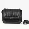 Accessories*OAKWOOD Exception Black - Padded Genuine Leather Shoulder Bag