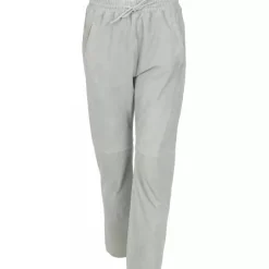 Trousers*OAKWOOD Gift Almond - Genuine Suede Leather Jogpants