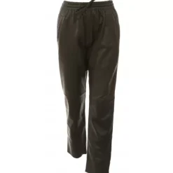 Trousers*OAKWOOD Gift Dark Brown- Genuine Leather Jogpants