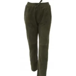Trousers*OAKWOOD Gift Dark Khaki - Genuine Suede Leather Jogpants