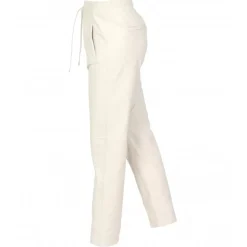 Trousers*OAKWOOD Gift Eggshell - Genuine Leather Jogpants