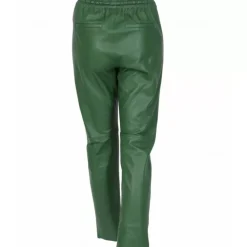 Trousers*OAKWOOD Gift Emerald- Genuine Leather Jogpants