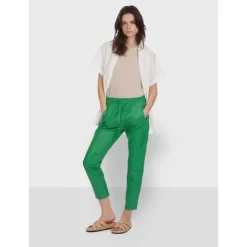 Trousers*OAKWOOD Gift Green - Genuine Leather Jogpants