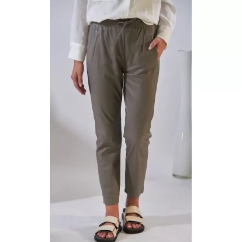 Trousers*OAKWOOD Gift Mastic - Genuine Leather Jogpants