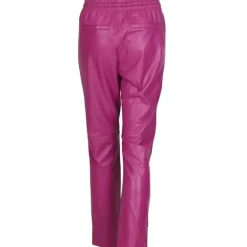 Trousers*OAKWOOD Gift Mauve - Genuine Leather Jogpants