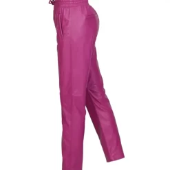 Trousers*OAKWOOD Gift Mauve - Genuine Leather Jogpants