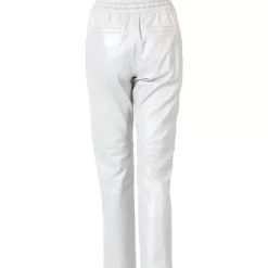 Trousers*OAKWOOD Gift Metal Silver - Genuine Leather Jogpants