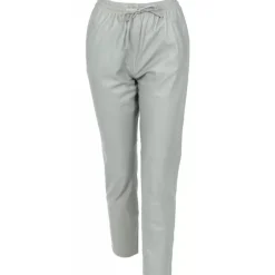 Trousers*OAKWOOD Gift Pale Green - Genuine Leather Jogpants