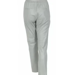 Trousers*OAKWOOD Gift Pale Green - Genuine Leather Jogpants