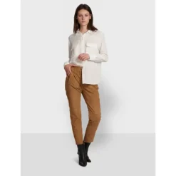 Trousers*OAKWOOD Gift Tan - Genuine Suede Leather Jogpants