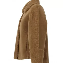 Jackets*OAKWOOD Helen Cognac - Faux Shearling Reversible Jacket