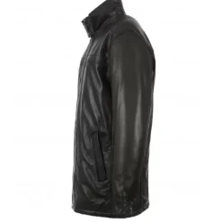 Simple Jackets*OAKWOOD Hills Black - Genuine Leather Jacket