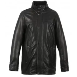 Simple Jackets*OAKWOOD Hills Black - Genuine Leather Jacket