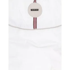 Downjackets*OAKWOOD Hyper Light Grey - Short Genuine Leather Down Jacket Lapel Hood